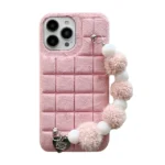 Pompom Heart Bracelet Case
