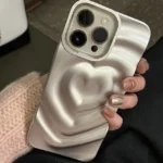 3D Heart Soft Silicone Bumper Case