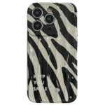 White Black Zebra Pattern Case