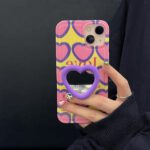 Purple Heart Mirror Bracket Case
