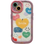 Smile Heart Letters Shockproof Bumper case