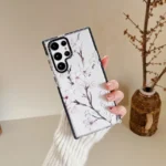 White Floral Case