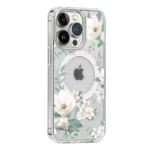 White Flower Magnetic Case