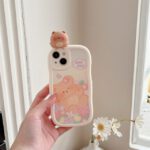 3D Face Bear Doll Silicone Case