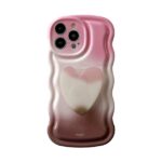 Gradient Pink Heart Stand Case