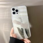 White Flower Transparent Case