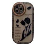 Quicksand Circle Black Tulip Case