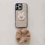 Bear Rabbit Plush Hand Ring Case