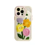 Floral Blooming Embroidered Case