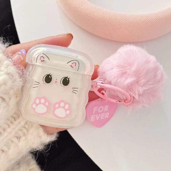 Cat Jelly Shell Silicone AirPods Case