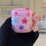 Aesthetic Pink Star AirPods Case