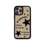 Star Embroidered Plush Case
