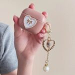 Bowknot Keyring Soft Silicone AirPods Case
