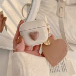3D Heart Pendant AirPods Case