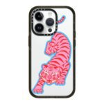 Tiger Pink with Blue Case