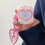 Colorful Wavy Heart AirPods Case