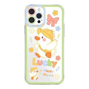 Happy Duck Transparent Case