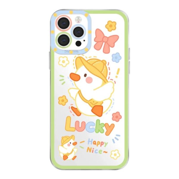 Happy Duck Transparent Case