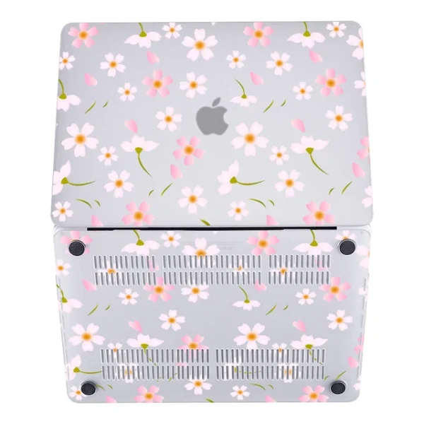 Full Coverage Floral MacBook Case - Image 3