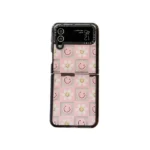 Checkered Smiley Flower Case