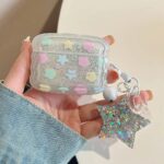 Glitter Colorful Stars AirPods Case