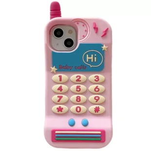 Retro Telephone Silicone Case