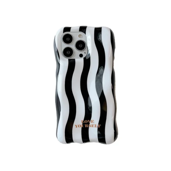 Love Yourself Stripe Meteorite Case