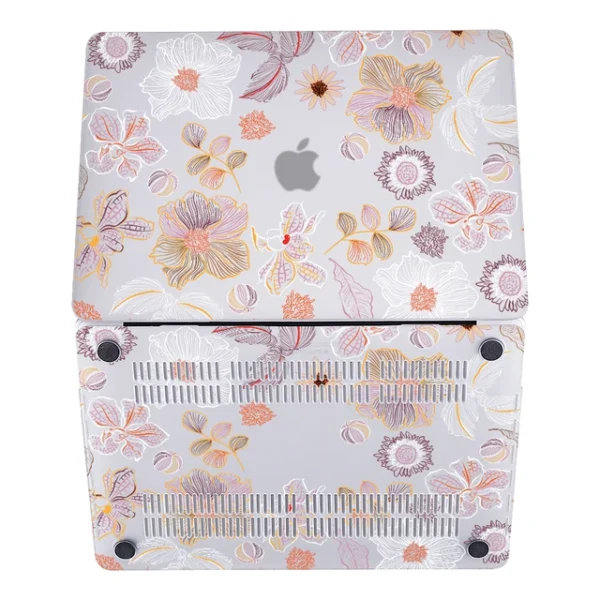 Full Coverage Floral MacBook Case - Image 2