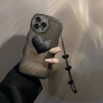 3D Heart Protection Charm Case