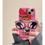PowerPuff Girl Blossom With Glasses Case