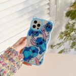 Stitch Cat Ear Wavy Transparent Case