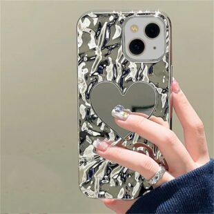 3D Silver Mirror Case