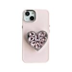 Pink Diamond Ring Bracket Holder Case