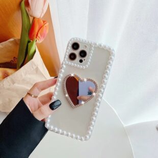 Heart Mirror Diamond Case