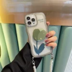 Flower Love Crossbody Chain Case