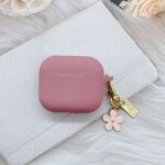 Flower Keychain Silicone AirPods Case