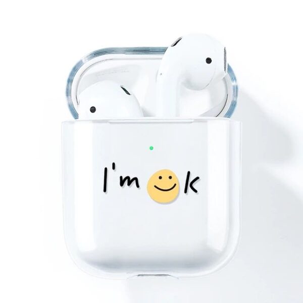 I'm Ok Transparent AirPods Case