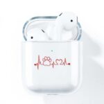 Heart Beat Transparent AirPods Case