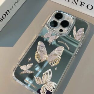 3D Butterfly Mirror Case