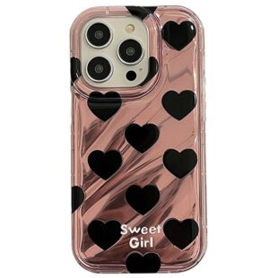 Sweet Girl Black Hearts Case