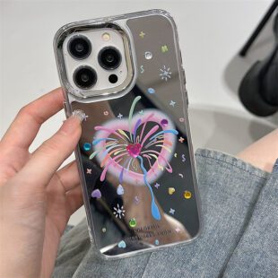 Heart Firework Mirror Case