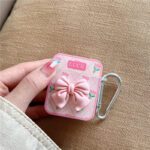 3D Pink Bow AirPods Case