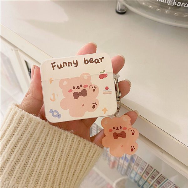 Funny Bear AirPods Case