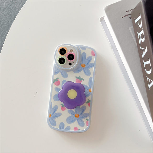 Flower Bracket Ring Holder Case