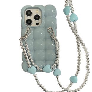 Luxury 3D With Beaded Charm Case