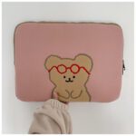 Bear Glasses On Eyebrows iPad Case