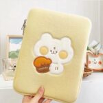 Bear Eating Muffin MacBook Sleeves Bag