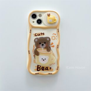 Bear Bracket Holder Slide Camera case