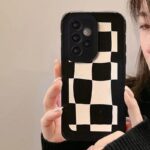 ZigZag Check Black And White Case