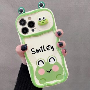 Smiley Frog Slide Camera Protection Case